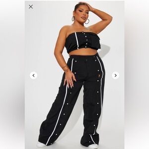 Fashion Nova Black and White Intimate Set